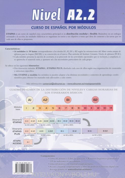 Etapas Plus A2 2 FotosY Pasaporte Libro del profesor Nyelvkönyv