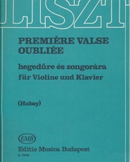 Liszt Ferenc: Premiere Valse Oubliée (Első elfelejtett keringő) hegedűre