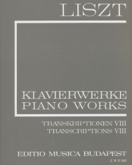 Liszt Ferenc: Transkriptionen 8. (fűzött)