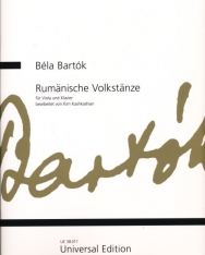 Bartók Béla: Rumänische Volktänze/Román népi táncok - brácsára, zongorakísérettel