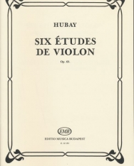 Hubay Jenő: Six études de violon
