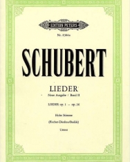 Franz Schubert: Lieder II. hohe (neue Ausgabe)