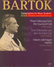 Bartók: Három csíkmegyei népdal fuvolára