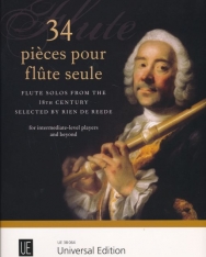 34 Piéces pour Flute seule - Flute Solos from the 18th century
