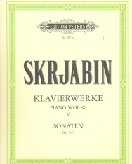 Alexander Scriabin: Klavierwerke 5. - Sonaten 1-5 (Urtext)