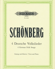Arnold Schönberg: 4 Deutsche Volkslieder (énekhangra, zongorakísérettel)
