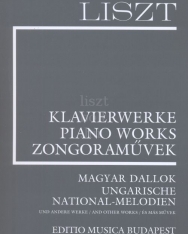 Liszt Ferenc: Magyar dallok (Supplement 7.) fűzve