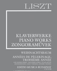 Liszt Ferenc: Weichnachtsbaum, Années de Pélerinage III (Supplement 14.) fűzve