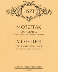 Liszt Ferenc: Motetták vegyeskarra