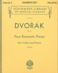 Antonin Dvorák: Four Romantic Pieces for Violin and Piano