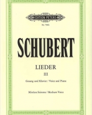 Franz Schubert: Lieder III. mittlere