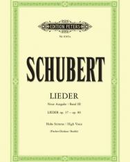 Franz Schubert: Lieder III. hohe (neue Ausgabe)