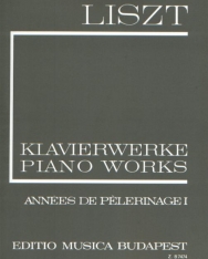 Liszt Ferenc: Années de Pelerinage 1. (fűzött)