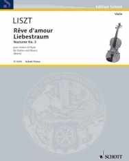 Liszt Ferenc: Liebestraum No. 3 - hegedűre, zongorakísérettel
