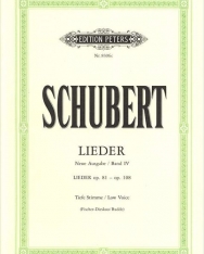 Franz Schubert: Lieder III. Tiefe Stimme (Urtext)
