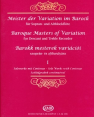 Barokk mesterek variációi 1. - furulyára, zongorakísérettel