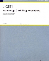 Ligeti György: Hommage á Hilding Rosenberg - for Violin and Violoncello
