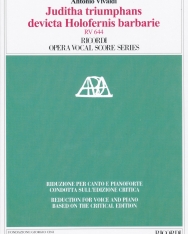 Antonio Vivaldi: Juditha Triumphans - zongorakivonat (olasz)