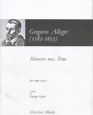Gregorio Allegri: Miserere for nine voices