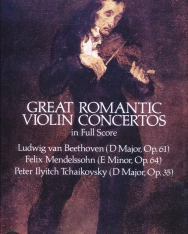 Great Romantic Violin Concertos - partitúra