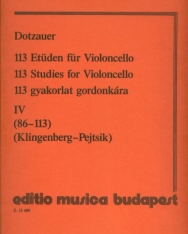 Friedrich Dotzauer: 113 gyakorlat csellóra 4.