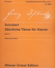 Franz Schubert: Sämtliche Tänze zongorára