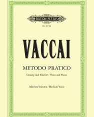 Nicola Vaccai: Metodo Practico - közép hangra