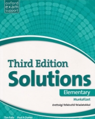 Solutions 3rd Edition Elementary Munkafüzet - érettségi felkészítő feladatokkal