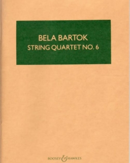 Bartók Béla: String Quartet No. 6 kispartitúra