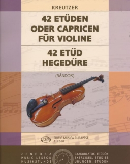 Rodolphe Kreutzer: 42 gyakorlat hegedűre