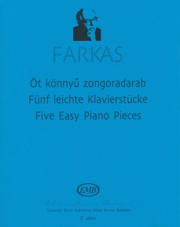 Farkas Ferenc: Öt könnyű zongoradarab