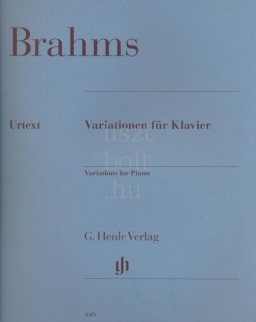 Johannes Brahms: Variationen - zongorára