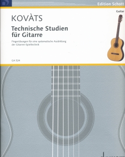 Kováts Barna: Technische Studien für Gitarre