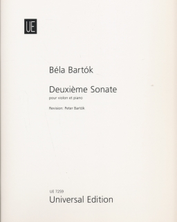 Bartók Béla: Sonata for Violin 2.