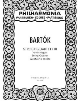 Bartók Béla: String Quartet No. 3 kispartitúra