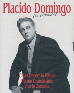 Plácido Domingo in Concert - 3 DVD (Gala concert in Miami, Viva la Zarzuela, Placido Grandissimo)