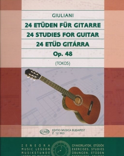 Mauro Giuliani: 24 etűd gitárra op. 48