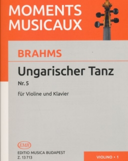 Johannes Brahms: Ungarischer Tanz Nr. 5 - hegedűre, zongorakísérettel