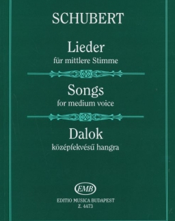 Franz Schubert: Dalok középfekvésű hangra
