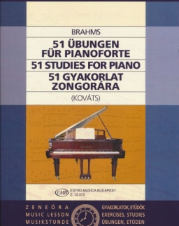 Johannes Brahms: 51 gyakorlat zongorára