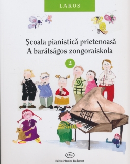 Lakos Ágnes: Barátságos zongoraiskola 2. (magyar-román)