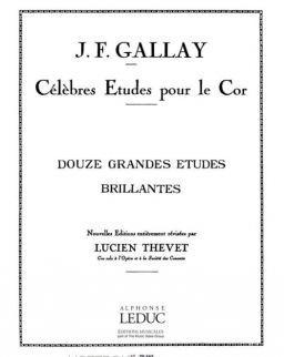 J. F. Gallay: Douze Etudes Brillantes op. 43 - kürtre