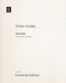 Kodály Zoltán: Sonate for Cello and Piano op. 4