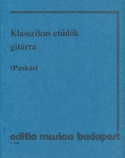 Puskás Tibor: Klasszikus etűdök gitárra