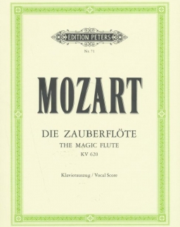 Wolfgang Amadeus Mozart: Die Zauberflöte - zongorakivonat