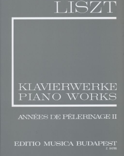 Liszt Ferenc: Années de Pélerinage 2. (fűzött)