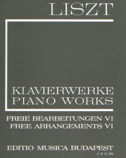 Liszt Ferenc: Freie Bearbeitungen 6. (fűzött)