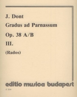 Jakob Dont: Gradus ad Parnassum op. 38/3.