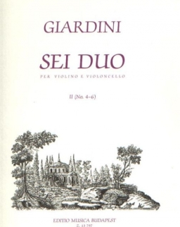 Felice de Giardini: Sei duo per Violino e Violoncello 2.