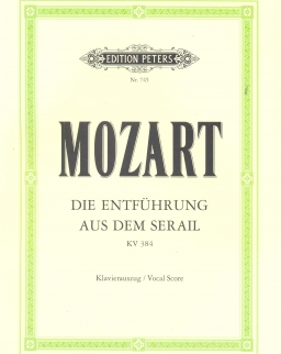 Wolfgang Amadeus Mozart: Die Entführung aus dem Serail - zongorakivonat (német)